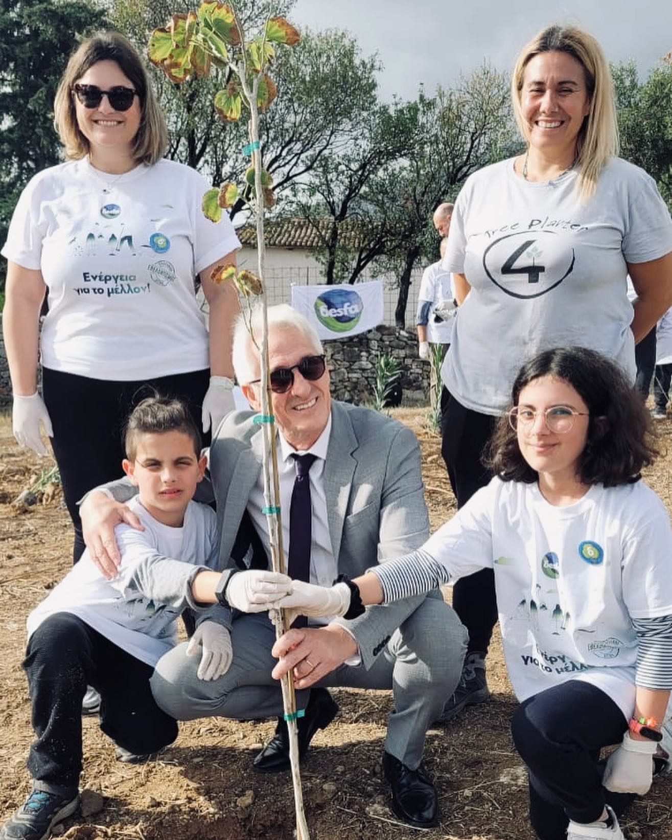 TREE PLANTING IN ATHENS AND XANTHI