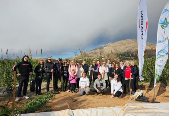 TREEPLANTING IN CALME GARDEN WITH THE PEOPLE OF CMA CGM GREECE
